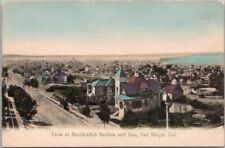 c1900s SAN DIEGO, California Hand-Colored Postcard 