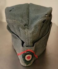 1938 GERMAN LUFTWAFFE FLAK Hat Cap, Missing Eagle Patch picture
