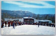 Sugarloaf Mountain Ski Lodge and Restaurant Kingfield Maine Chrome Postcard picture