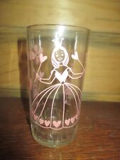 RARE Vintage GLINDA Good Witch of The North WIZARD OF OZ Drinking GLASS - 1950's picture