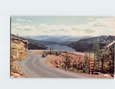 Postcard Donner Pass Summit Donner Lake California USA picture