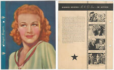 F5-2 Dixie Cup, Premium, 1936, Movie Stars, Ginger Rogers picture