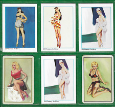FRITZ  WILLIS Pin-up Card Lot -- 4 Mint Trading Cards & 2 NMint Playing Cards picture