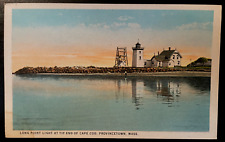 Vintage Postcard 1916 Long Point Light, End of Cape Cod, Provincetown (MA) picture