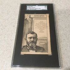 c.1885 H602 U.S. Presidents Trade Card - Ulysses S Grant SGC FAIR 1.5 picture