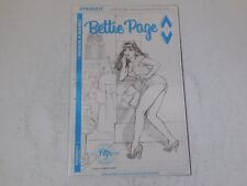 BETTIE PAGE #1 LIMITED EDITION GREG HILDEBRANDT B&W COVER- 400 Copy Print Run picture