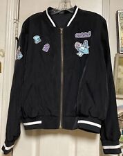 Disney Alice in Wonderland Varsity Style XL Patched Jacket  picture