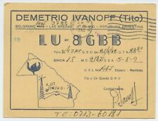 1982 QSL Card From LU8GBB Argentina Mailed to College Grove Tn W4ZMC Vintage picture