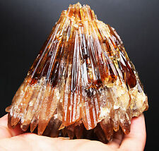 314g New Find Rare Amber Calcite Phosphorescent Mineral Specimen  1 picture