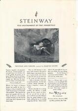 Magazine Ad - 1928 - Steinway - Harvey Dunn artwork picture