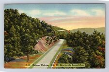 Uniontown PA-Pennsylvania, The Summit, Summit Inn, Advertising Vintage Postcard picture