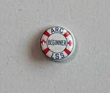 Vtg American Red Cross Pinback Button ARC LSS Beginner Life Saving Service 9888 picture