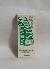 Vintage Mickey's Landing Restaurant Club Matchbook Advertising Matches Full picture