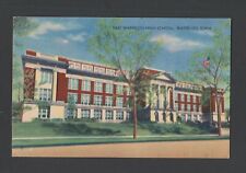 vintage color postcard of East Waterloo High School, Waterloo, Iowa picture