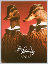 Postcard The Peabody Hotels, Memphis TN, Orlando FL, 2 Ducks with Bow Ties picture