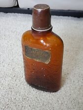 Vintage Four Roses One Pint Whiskey Bottle Tin Cup Cork Empty picture