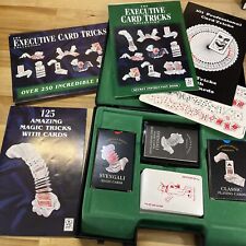 Marvin’s Magic The Executive Card Tricks Collection Set In Black Case Vintage picture