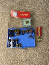Vintage Pins And Medal/name tag picture