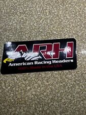 AMERICAN RACING HEADERS racing sticker decal picture