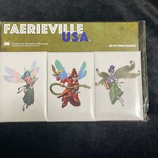 Fairy Magnet Faerieville NEW Flat  2017 3x2 Aaron Miller Art Fridge USA Rare picture