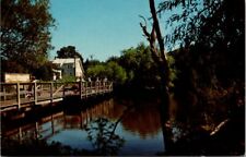 Childrens Fishing Pier Lake Gerar Delaware Vintage Postcard Unused  D16 picture