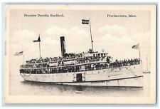 c1920's Steamer Dorothy Bradford Crowd Passengers View Provincetown MA Postcard picture