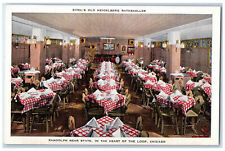 c1940's Dining Room Eitel's Old Heidelberg Rathskeller Chicago IL Postcard picture