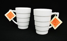 (2) FRANK LLOYD WRIGHT MUGS GUGGENHEIM COLLECTION 2000 - BRAND NEW picture
