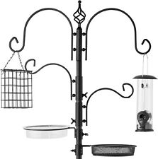 Best Choice Products 91in 4-Hook Bird Feeding Station, Steel Multi-Feeder picture