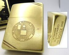 1932-1982 Commemorative 50 Years Solid Brass Zippo Fired Rare picture
