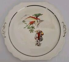 1940s Vintage Ceramic Mexican Scene Plate - Mexico picture