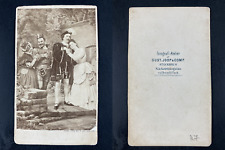 Joop, Stockholm, Stage Actors, ID Vintage Albumen Print. picture
