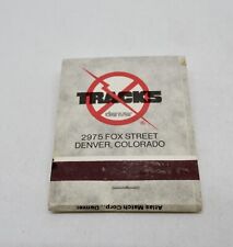 Tracks Gay Bar Denver Colorado 2975 Fox Street FULL Matchbook picture