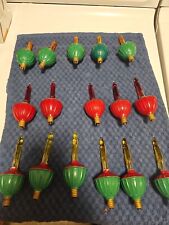 Vintage Noma Bubble Lights Lot Of 16 With The Sticks And Bases UNTESTED  picture