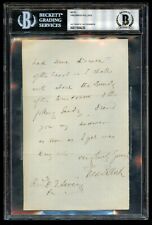 Frederick Pollock signed Handwritten Letter 1st Baronet Lawyer & Politician BAS  picture