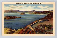 Lake Mead NV-Nevada, Observation Point, Boulder Dam, Vintage Postcard picture