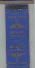 Matchbook Cover - Military - Orlando Air Base Orlando, FL picture