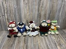 Starbucks Barista Bear Collectibles Lot of 5 Plush picture