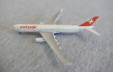 Vintage Die-Cast Schabak Swissair A330 Model Airplane Jet 4.25
