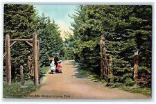 c1910's Entrance To Long Pond Southwest Harbor Maine ME Unposted Trees Postcard picture