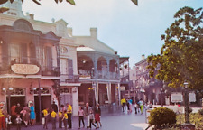 DISNEYLAND ORIGINAL New Orleans Panorama Pirates Entrance 1967 Vintage Postcard picture
