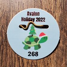 Avalon New Jersey 2022 Seasonal Holiday Beach Tag Badge AV NJ picture