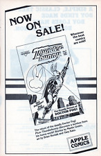 1986 THUNDER BUNNY Apple Comics Promo PRINT AD WALL ART - BRIAN BUNIAK GARY KATO picture