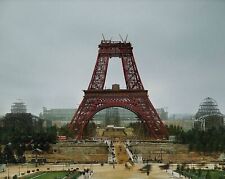 1888 Paris EIFFEL TOWER UNDER CONSTRUCTION Photo  (212-D) picture