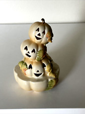 Lenox Classics Halloween Fall Stacked Happy Jack O Lantern Pumpkins Figurine picture