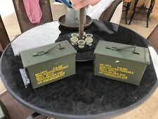 (2-PACK) 50 Cal M2A1 AMMO CAN VERY GOOD CONDITION *  * picture