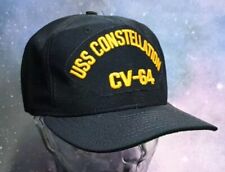 USS Constellation CV-64 Navy Ship New Era Pro Model VTG Snapback Blue Hat Cap picture
