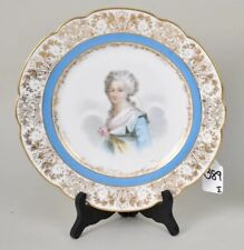 19th Century French Sevres Chateau des Tuileries Porcelain Plate - Elizabeth - picture