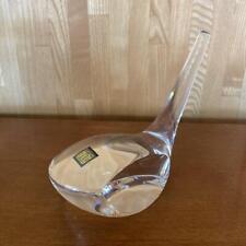 Hoya Crystal Golf Club Head Shaped Paper Weight from japan picture