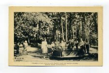 Newton Centre MA 1941 postcard children at play, Peabody home Crippled Children picture
